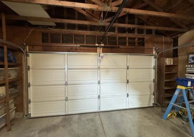 new garage door inside tracy